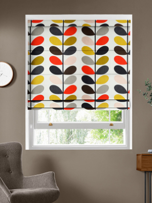 Multi Stem Tomato Roman Blind