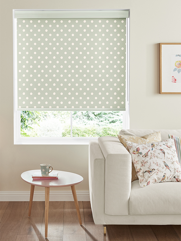 Button Spot Aloe Roller Blind Button Spot Aloe Roller Blind