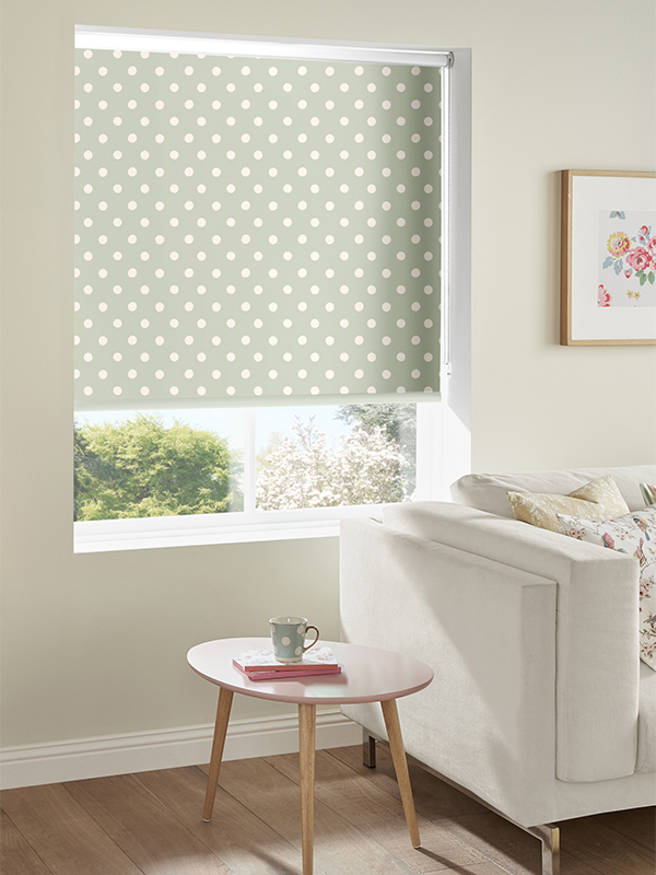 Button Spot Aloe Roller Blind Button Spot Aloe Roller Blind