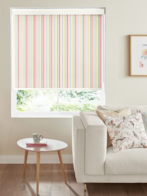 Mid Stripe Candy Roller Blind