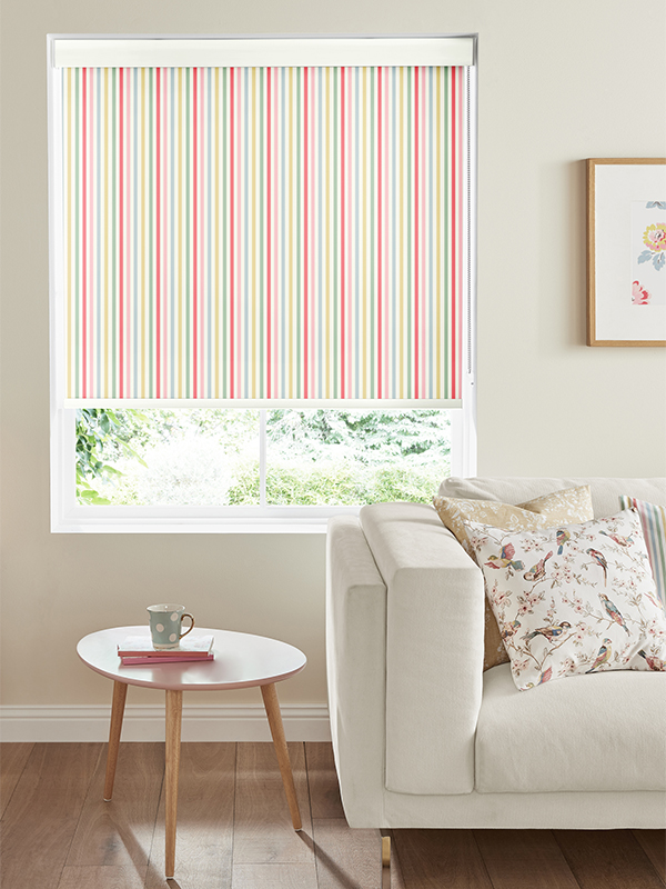 Mid Stripe Candy Roller Blind Mid Stripe Candy Roller Blind