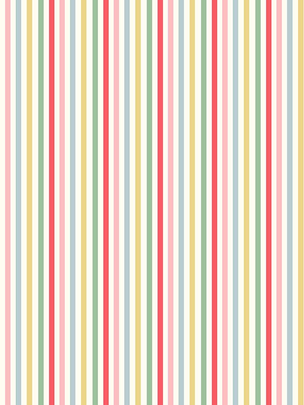 Mid Stripe Candy Roller Blind Mid Stripe Candy Roller Blind
