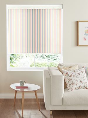 Mid Stripe Chalk Roller Blind