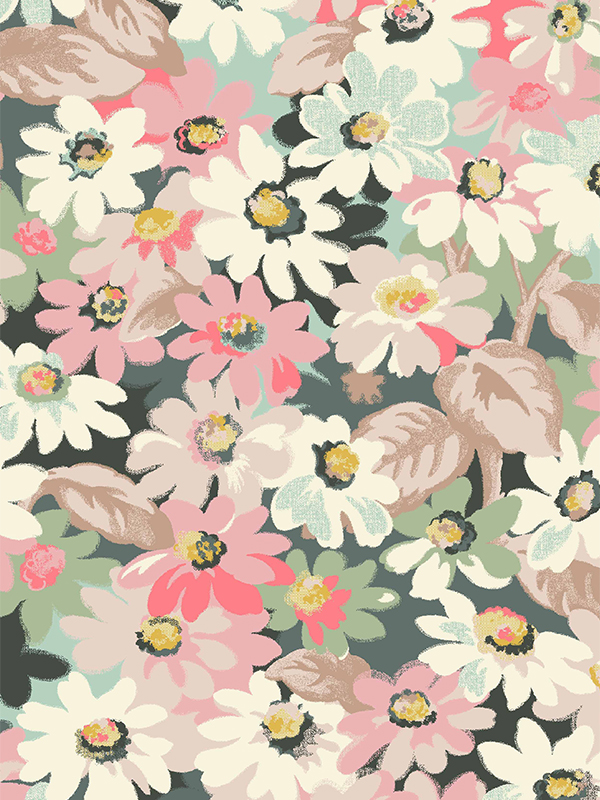 Painted Daisy Multi Roller Blind Painted Daisy Multi Roller Blind
