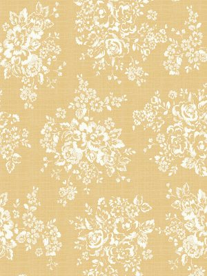 Washed Rose Ochre Roller Blind