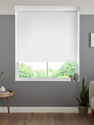 Focal White Roller Blind