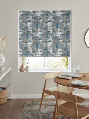 Wild Teal Roller Blind