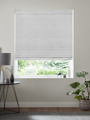 Camille Powder Blue Roman Blind