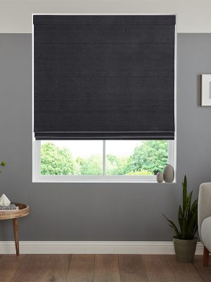 Pippin Charcoal Roman Blind