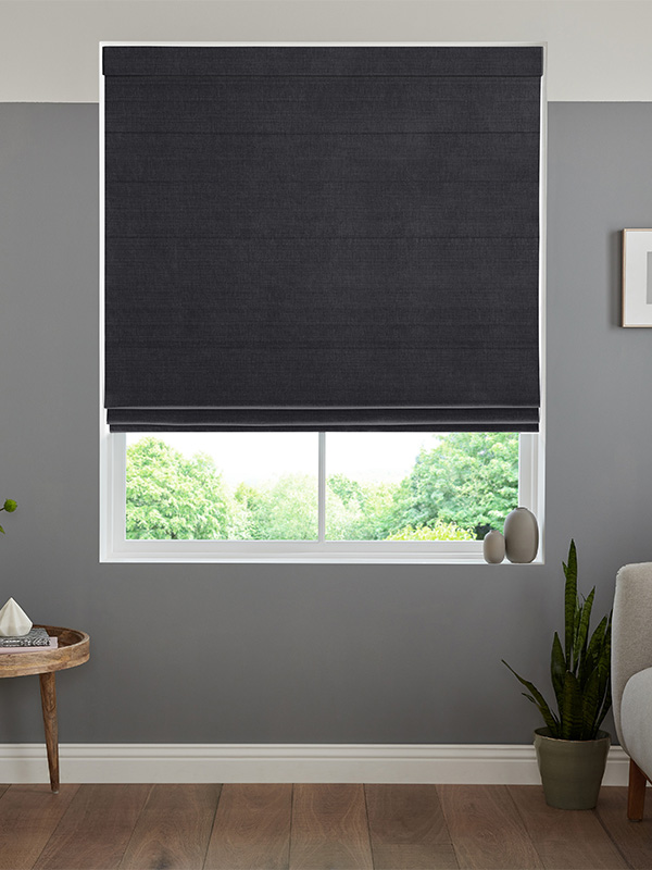 Pippin Charcoal Roman Blind Pippin Charcoal Roman Blind