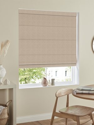 Meraki Taupe Roman Blind