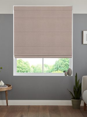 Orka Pewter Roman Blind