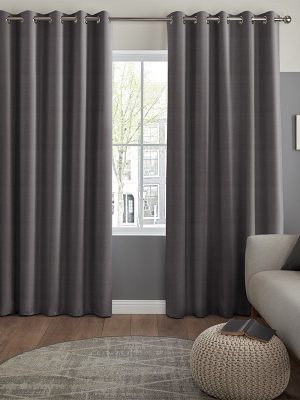 Orka Slate Curtain Orka Slate Curtain
