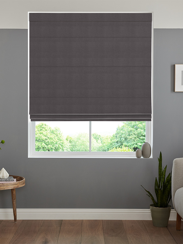 Orka Slate Roman Blind Orka Slate Roman Blind