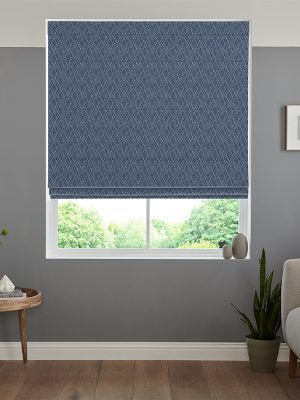 Annika Indigo Roman Blind