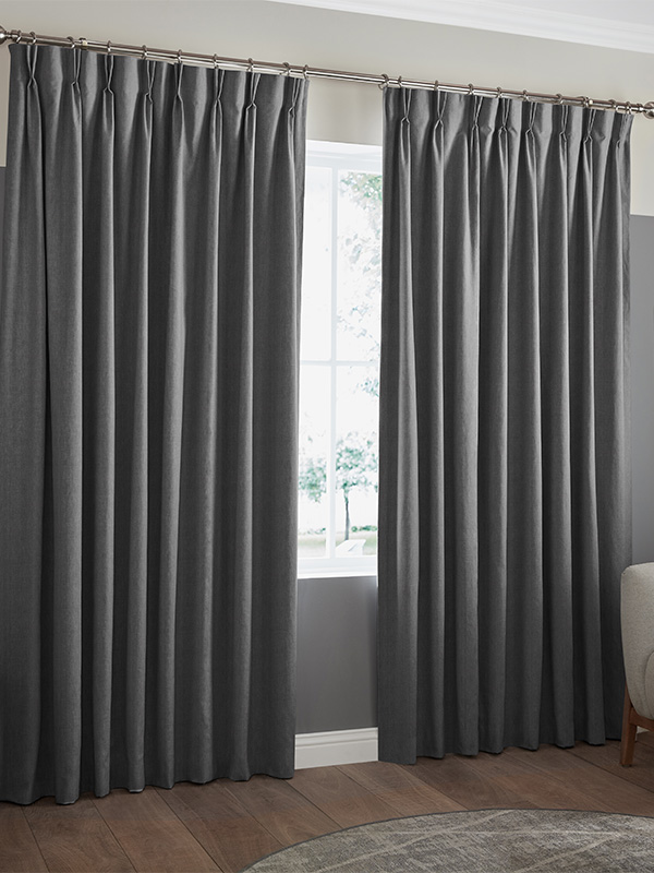 Lewry Charcoal Curtain Lewry Charcoal Curtain