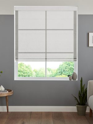 Dannica Ivory Roman Blind