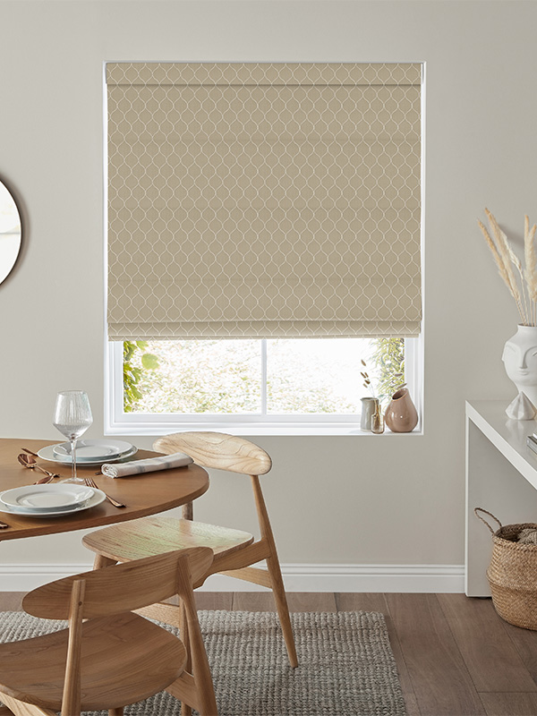 Celeste Taupe Roman Blind Celeste Taupe Roman Blind