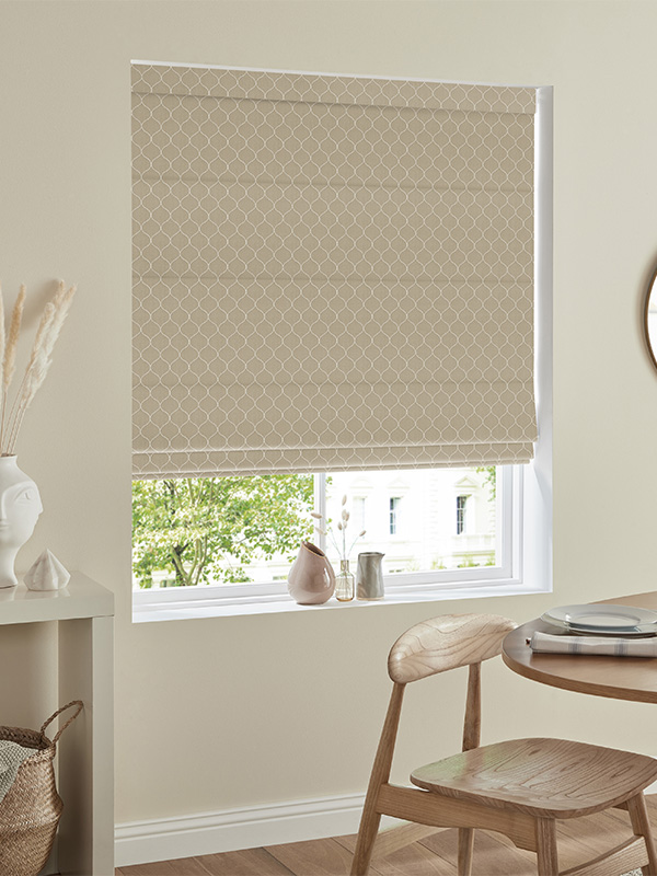 Celeste Taupe Roman Blind Celeste Taupe Roman Blind