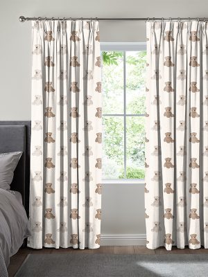 Teddies Cream Curtain Teddies Cream Curtain
