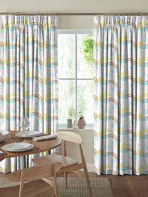 Rainbow Skies Multi Curtain Rainbow Skies Multi Curtain