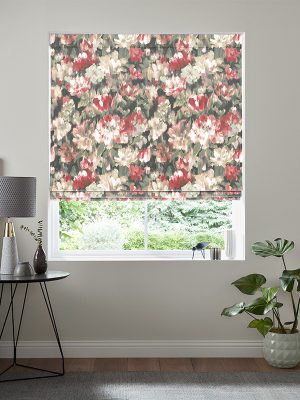 Leonora Scarlet Roman Blind
