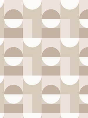 Oblique Taupe Curtain