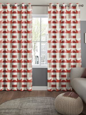 Oblique Scarlet Curtain Oblique Scarlet Curtain