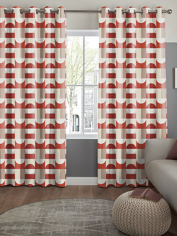 Oblique Scarlet Curtain Oblique Scarlet Curtain