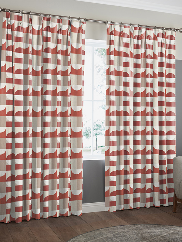 Oblique Scarlet Curtain Oblique Scarlet Curtain