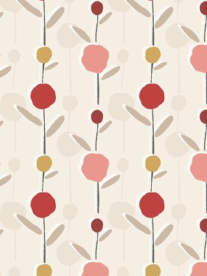 Marceau Cherry Curtain