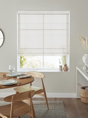 Elodie Ivory Roman Blind