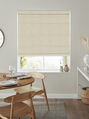 Samphire Ivory Roman Blind