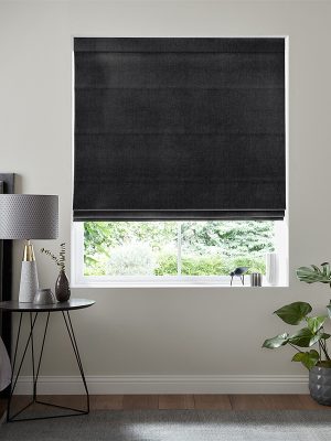 Clara Ebony Roman Blind