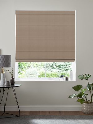 Lewry Caramel Roman Blind