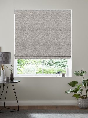 Tuva Graphite Roman Blind