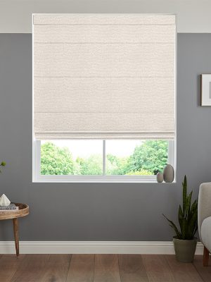 Tuva Ivory Roman Blind