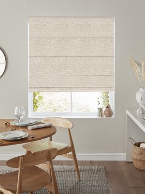 Tuva Taupe Roman Blind