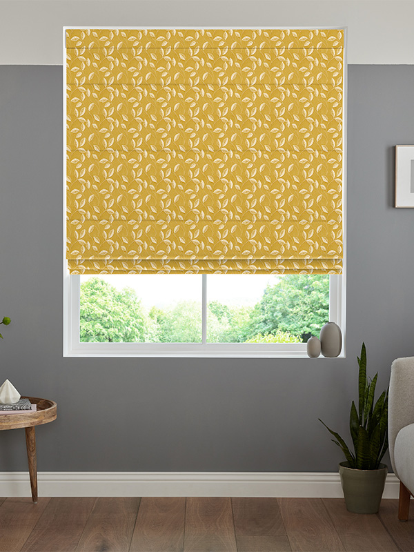 Tivoli Sunflower Roman Blind Tivoli Sunflower Roman Blind