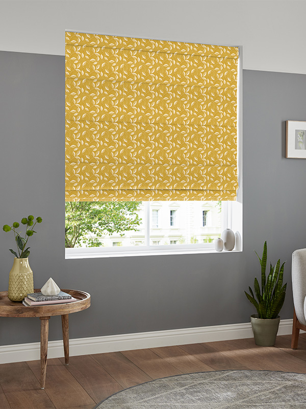 Tivoli Sunflower Roman Blind Tivoli Sunflower Roman Blind