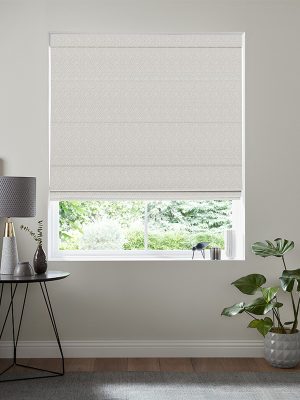 Savvy Silver Roman Blind