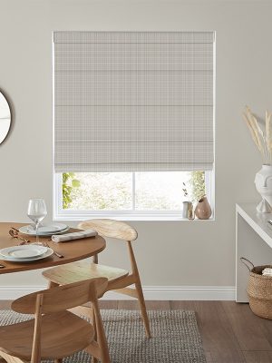 Ulla Pewter Roman Blind