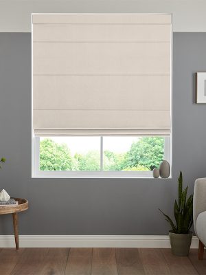 Lewry Ivory Roman Blind