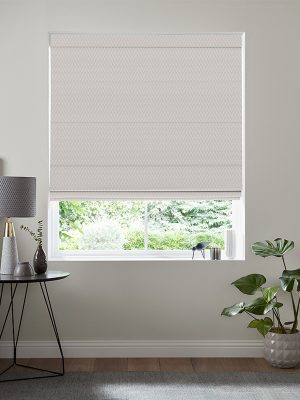 Reza Graphite Roman Blind