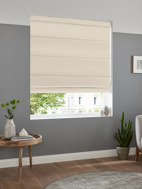 Reza Ivory Roman Blind Reza Ivory Roman Blind