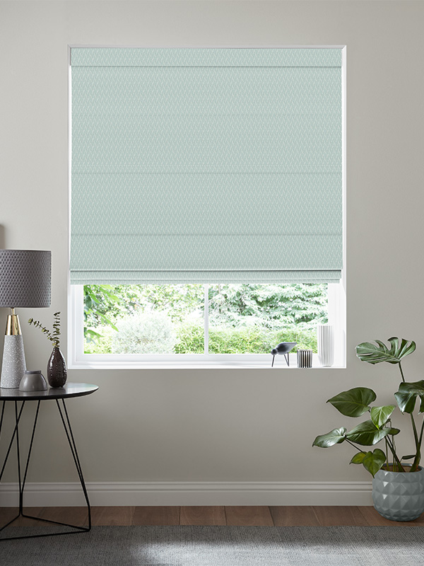 Reza Aquamarine Roman Blind Reza Aquamarine Roman Blind