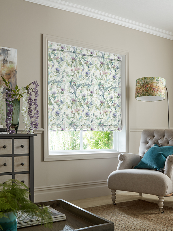 Cirsiun Damson Linen Roman Blind Cirsiun Damson Linen Roman Blind
