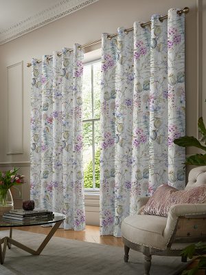 Edenmuir Raspberry Curtain
