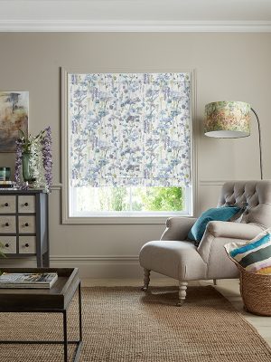 Sorong Violet Roman Blind