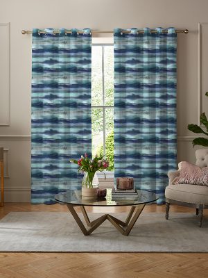 Fjord Cobalt Curtain
